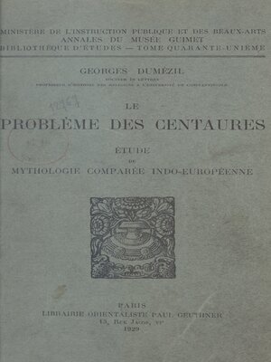 cover image of Le problème des Centaures
